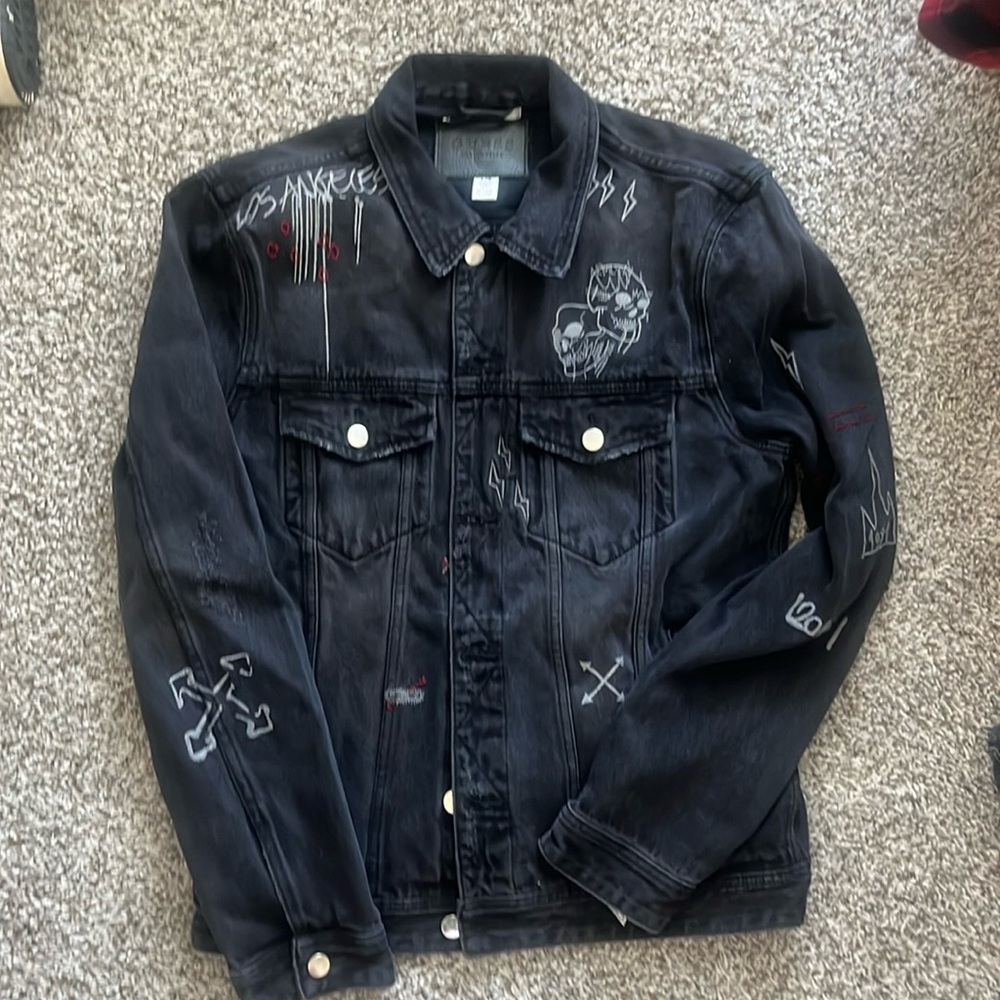 Guess Black Denim Jacket